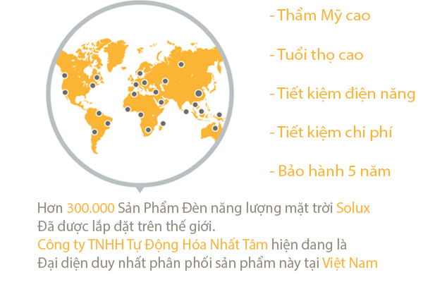 Nên mua đèn led năng lượng mặt trời chất lượng ở đâu tại tphcm?