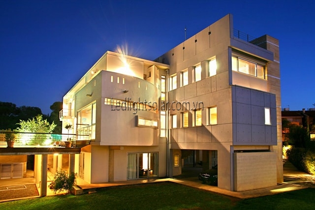 Giải pháp chiếu sáng cho biệt thự